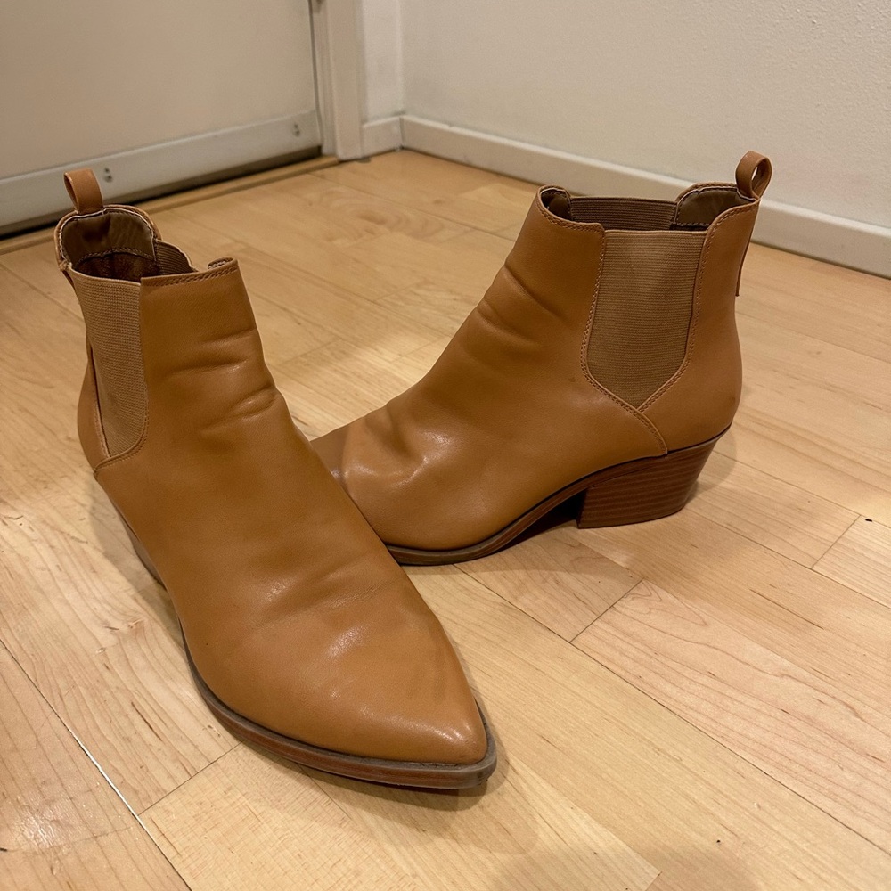 Tan boots